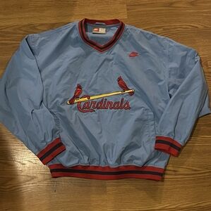 Nike Blue and Red Cardinals Pullover